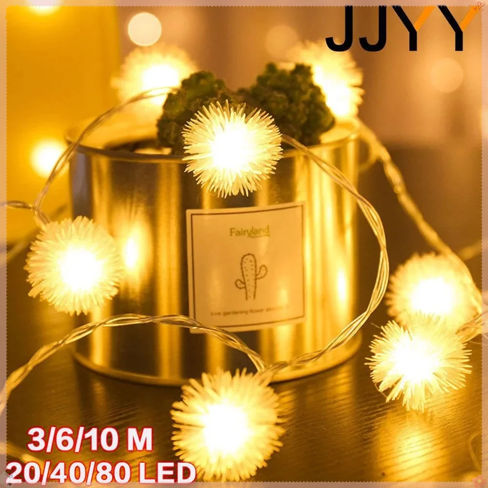 JJYY New Romantic LED String Lights 3M 6M 10M for Christmas Festival Party Wedding Garden Outdoor Decoration