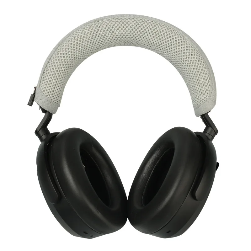 

Headphone Zipper Head Beam Cover for Sennheiser MOMENTUM 4 Breathable Mesh Cloth Protective Case， Headbeam Sleeve 11.4