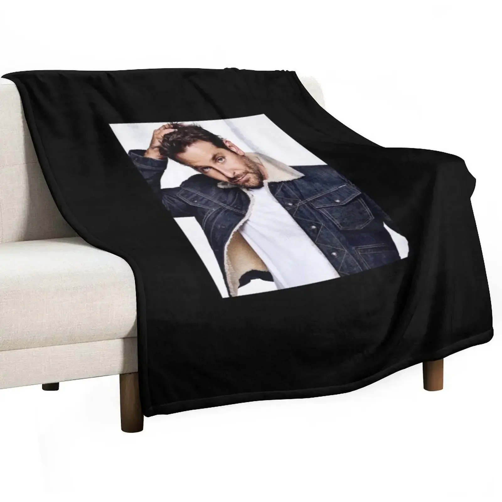 

Bradley Cooper Sticke Throw Blanket Fuzzy Plush Throw Blanket for Sofa Chair