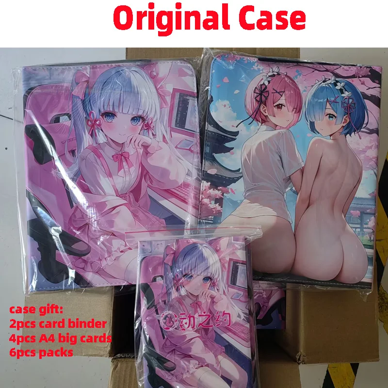 Wholesale Original Case 40box Goddess Story Ikaku-[Heart-beating Appointment] A5 cards Swimsuit Series Board Game Anime Goddess