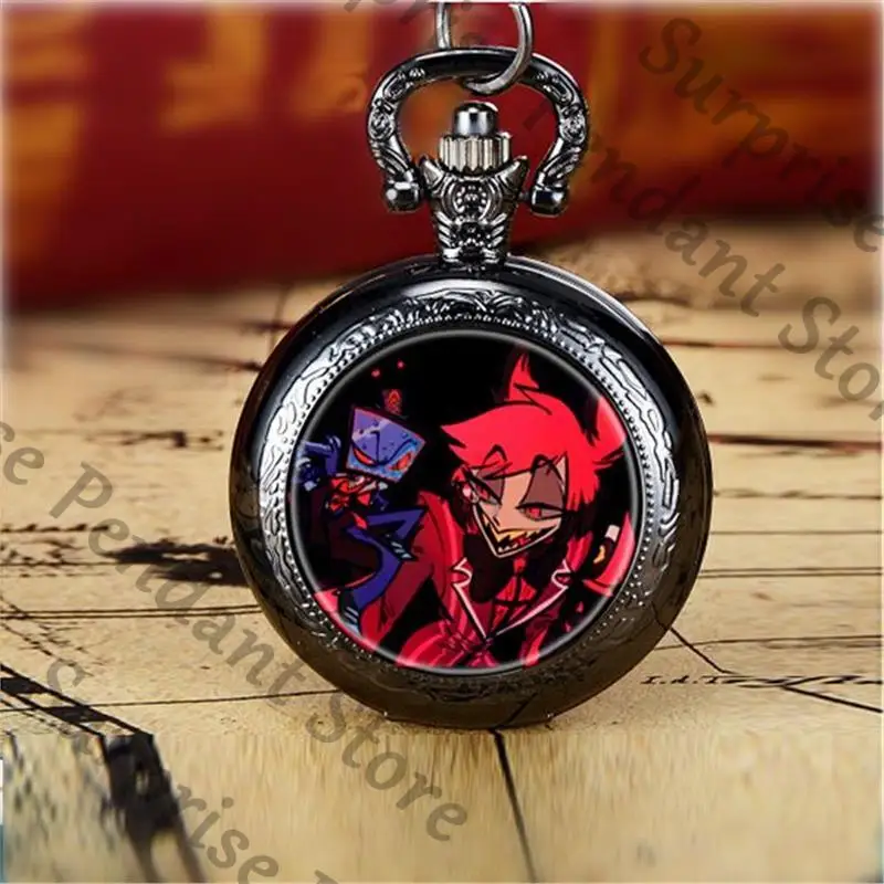 

Hazbin Hotel Anime Game pocket watch necklace Originality student return to the ancients ambitus birthday gift ornament
