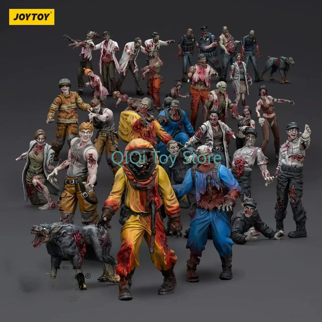 

Предпродажа JOYTOY Dark Source Zombie Soldier Series 1/25, подвижная кукла, украшения для ручного сложения