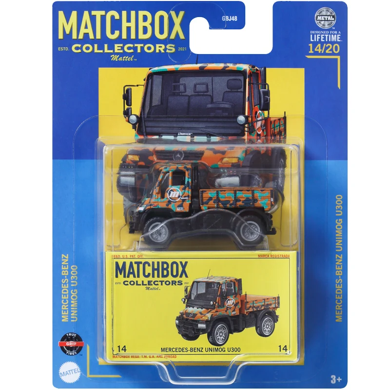 Mattel Matchbox Collectors Car Boys Toys 1:64 Diecast BMW M3 Audi Coupe Ford Model Roadster BENZ UNIMOG Model Birthday Gift