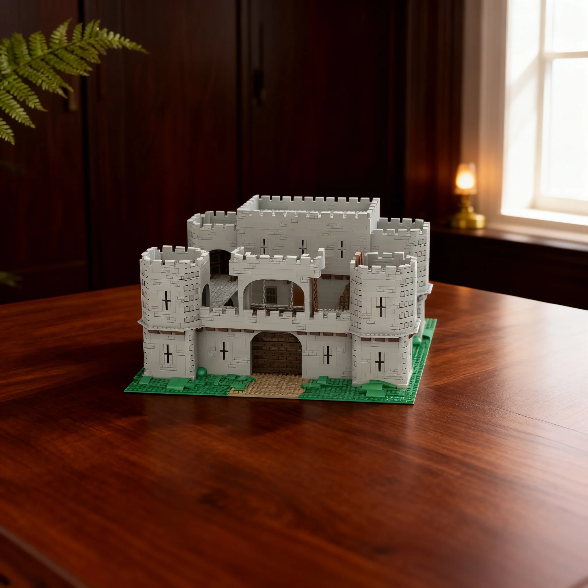 Art Craft Christmas Ideas - 4181 деталь MOC Средневековый замок, модель
