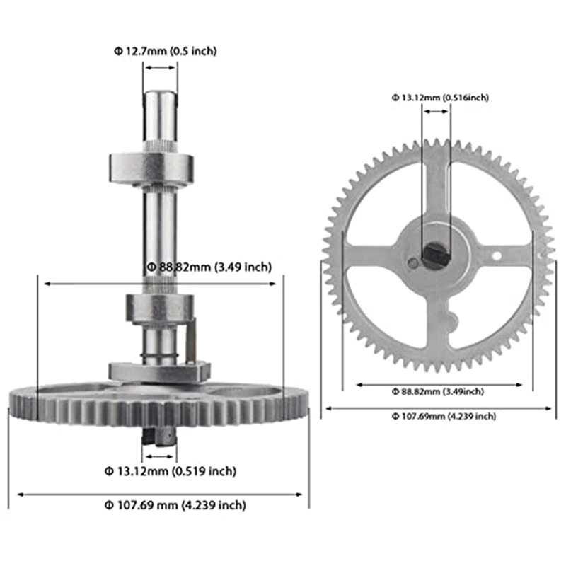 3x 84005207 793880 Nokkenasvervangingsset-Voor Brigg & Stratton 793583 792681 791942 795102 Brigg