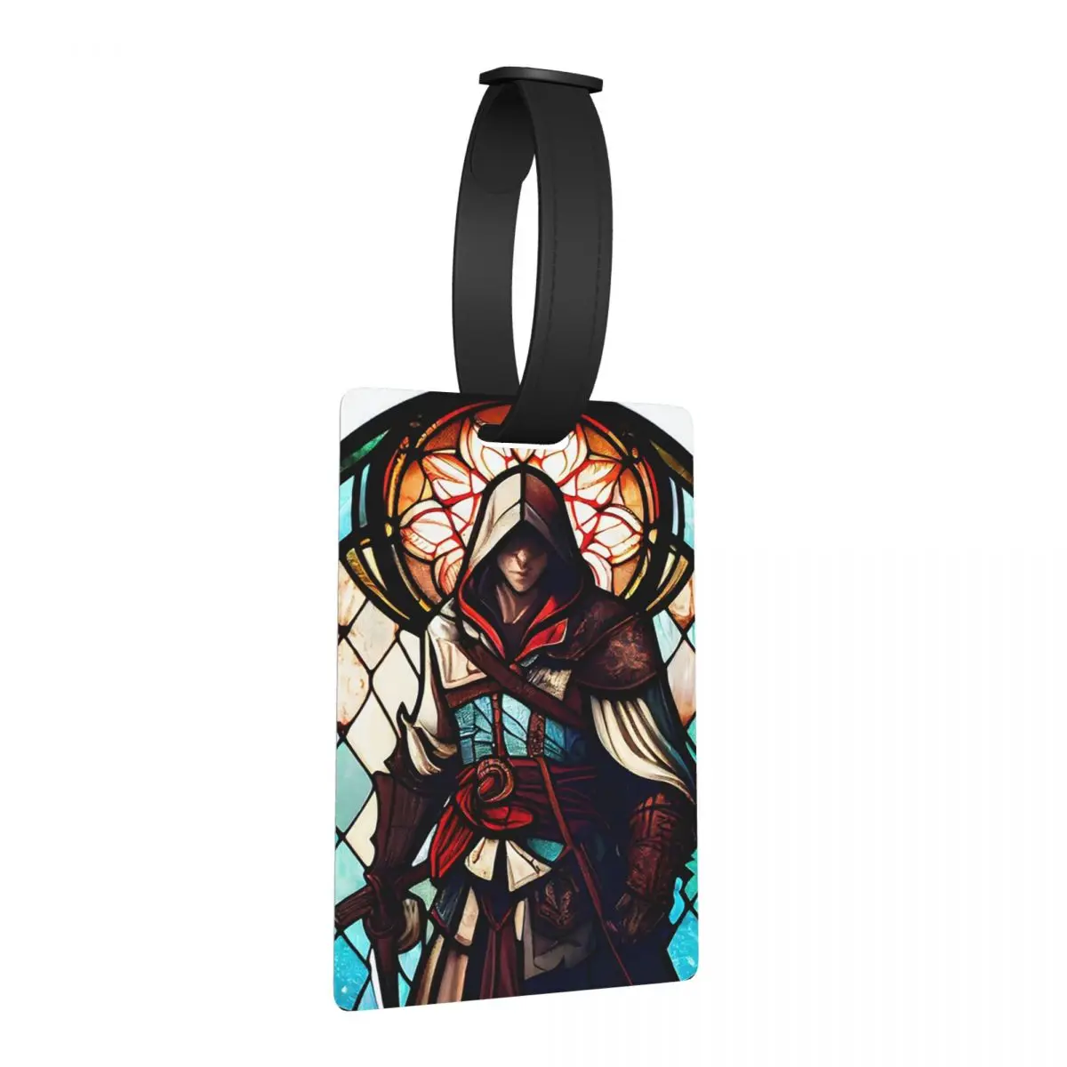 

Assassin's Creed Game Витражи серии Багажные бирки Аксессуары для чемодана Посадка для багажа Держатель этикетки ID Имя Адрес