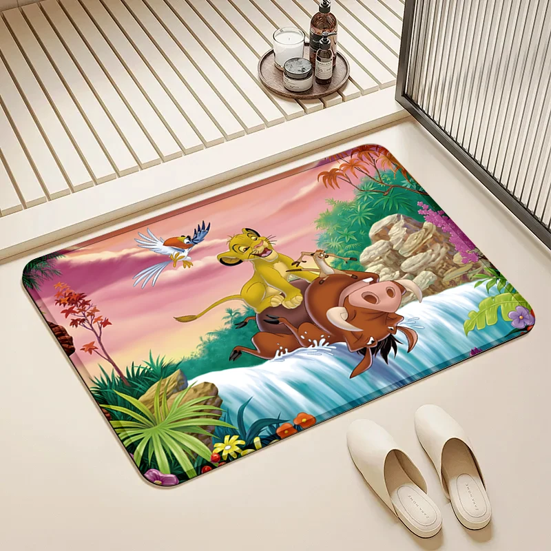 

Disney The Lion King Simba Door Mat Non-Slip Soft Floor Rug for Home Kids Room Bathroom Kitchen Decor