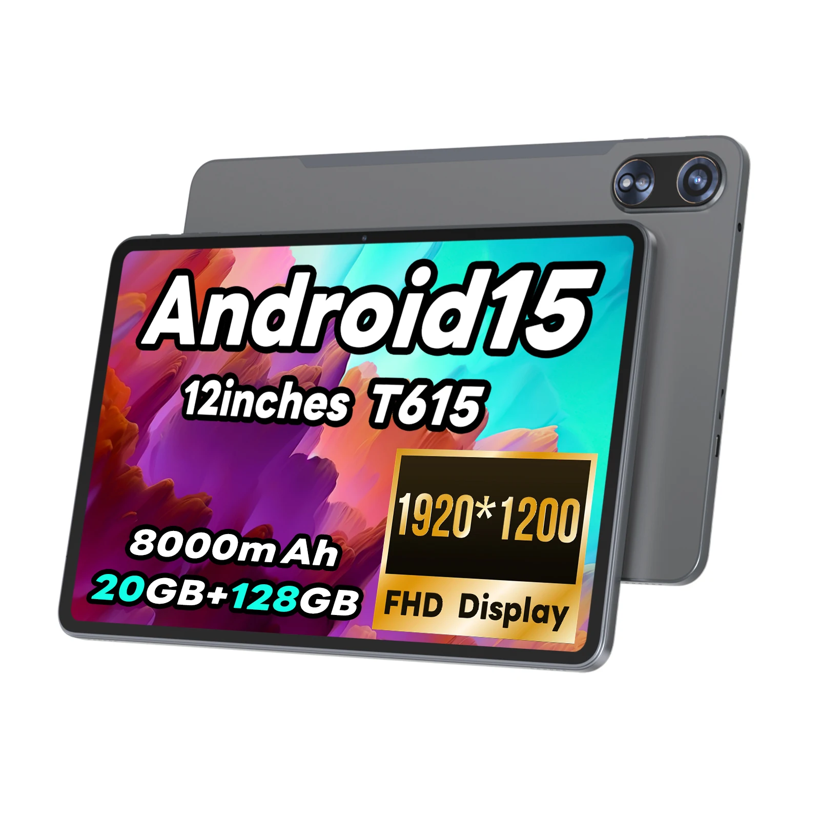 

Планшет SUXI T30MAX 12 дюймов Android 15 | Окта-ядерный процессор T615 | 14 ГБ ОЗУ + хранилище 256 ГБ | двойной Wi-Fi | Аккумулятор 8000 мАч | Высокий