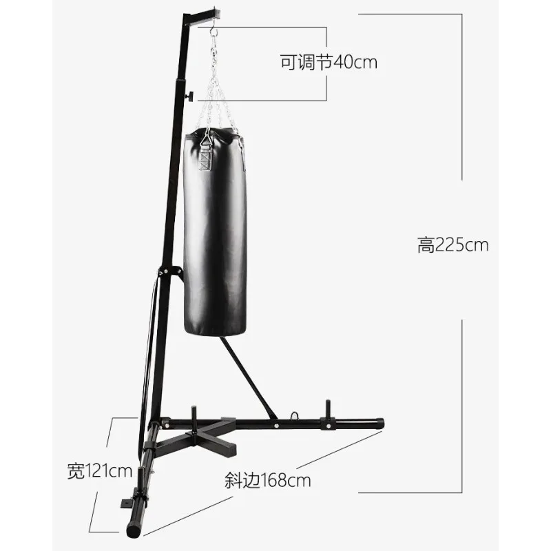 Standing Punching Bag Stand Designed for Home Gyms; Punching Bag Not Included; Foldable and Space-saving