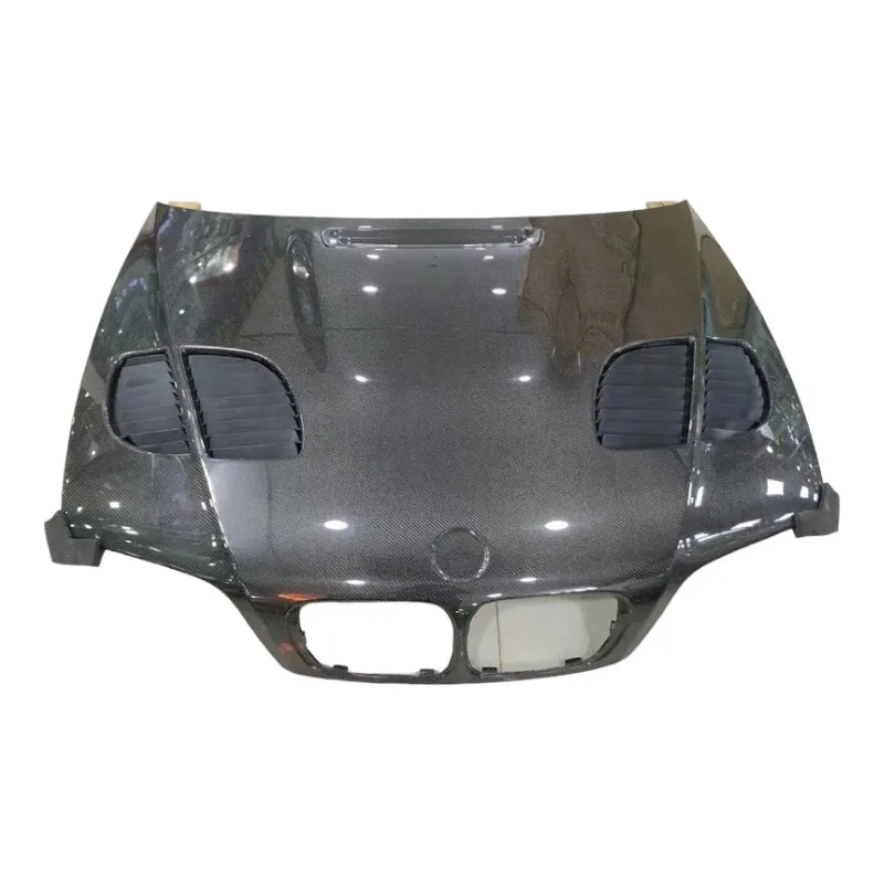 Carbon Fiber for BMW E46 M3 2 Door Car Front Hood Lid Bonnet,100% tested well view 4