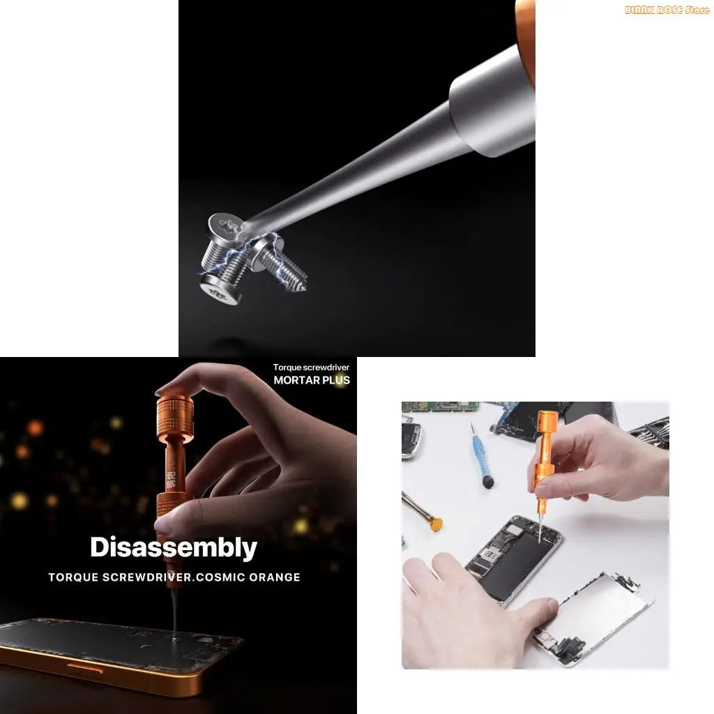 K1AE High Strength Torque Screwdriver Featuring Sturdy Alloy Steel Tip and Nonslip Grip for Smartphone Repair