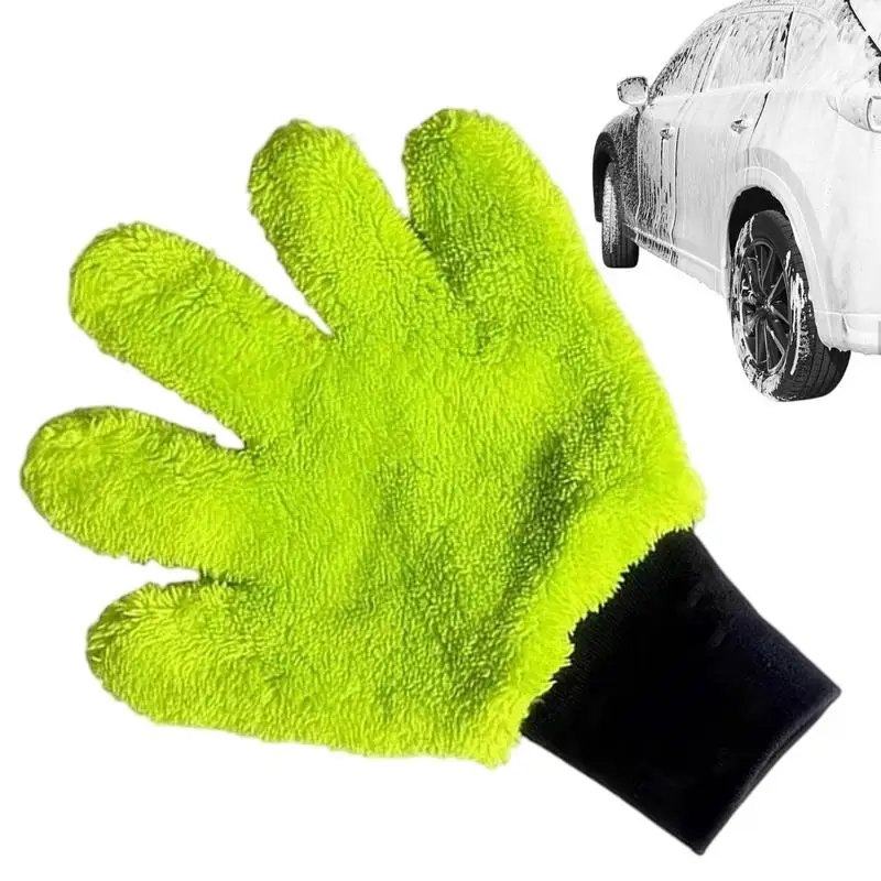 

Car Washing Mitts Highly Absorbent No Scratch Wash Mitts For Detailing Ergonomic Soft Automotive Polish Accessories Washing