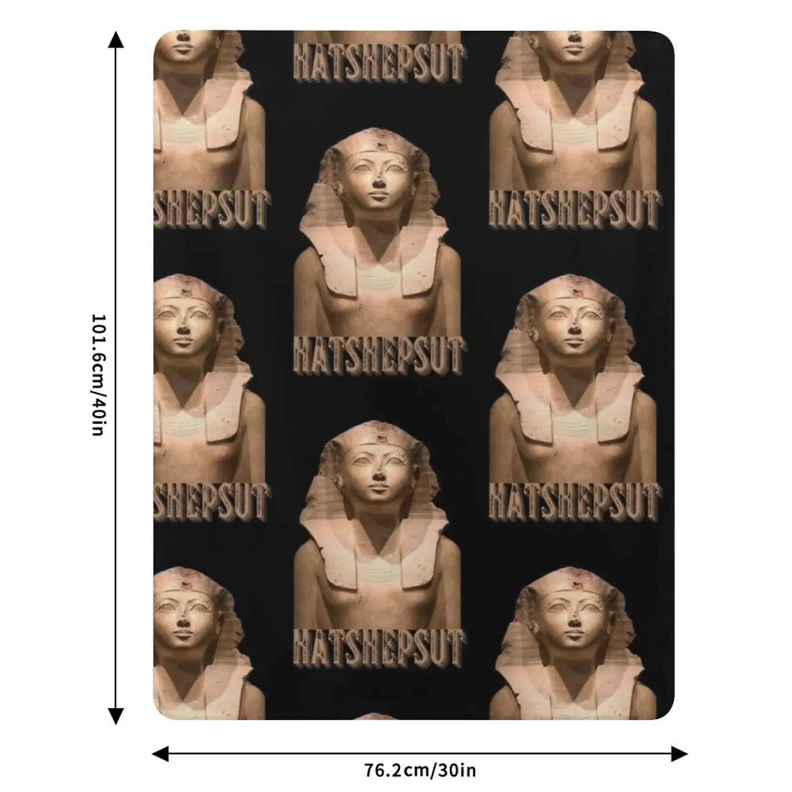 Hatshepsut الملكة المصرية، ملكات مصر القديمة رمي بطانية مخصصة للهالوين الفاخرة St بطانية