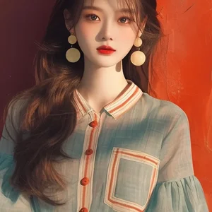 Corner Evan-Bullet Women's Lantern, Explosion Shirt, High Degree, Korean Age Reduction, Mint Green, New, Autumn, 2022 8 Main Sales Menta Green Blouse - №3