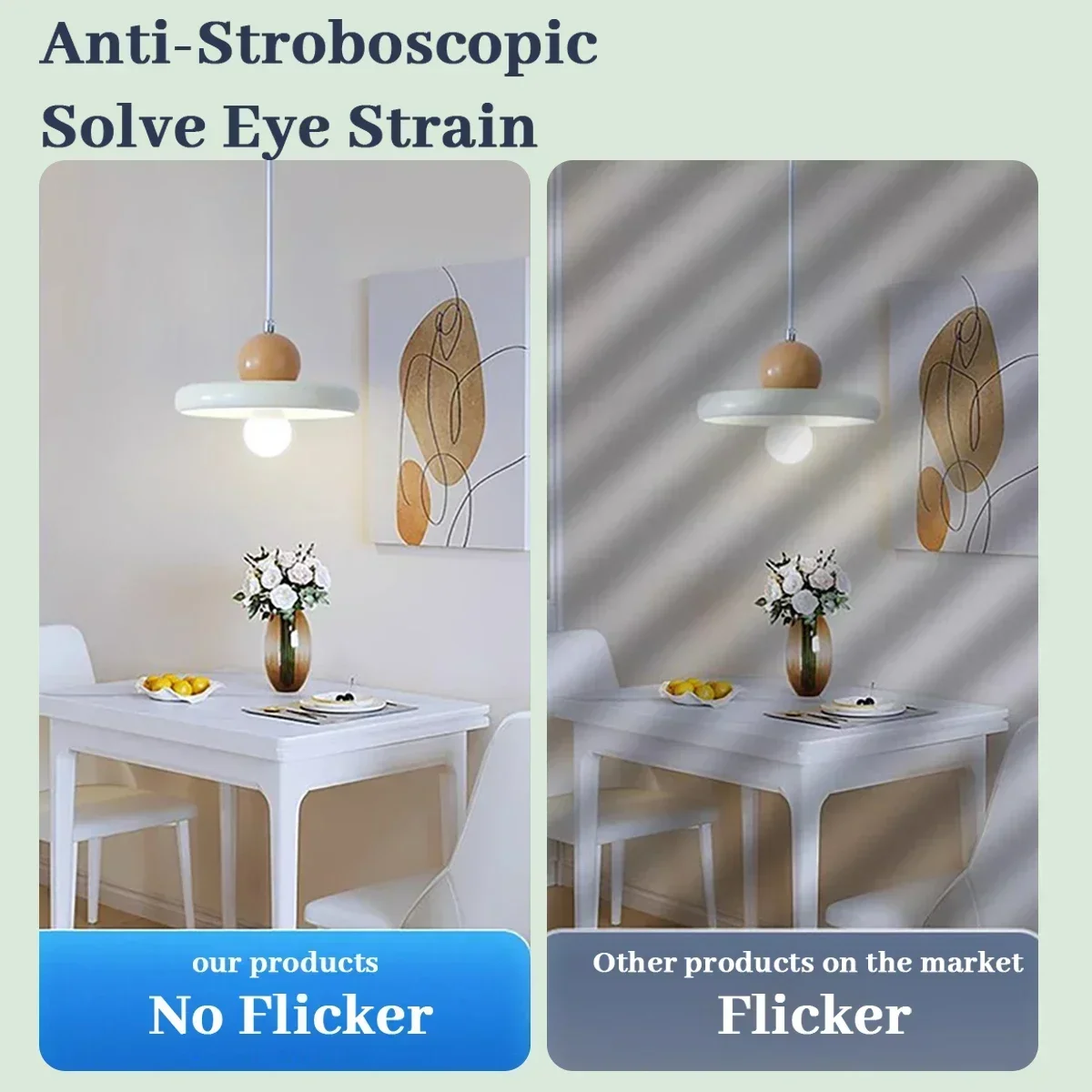 12Pcs No Flicker La…