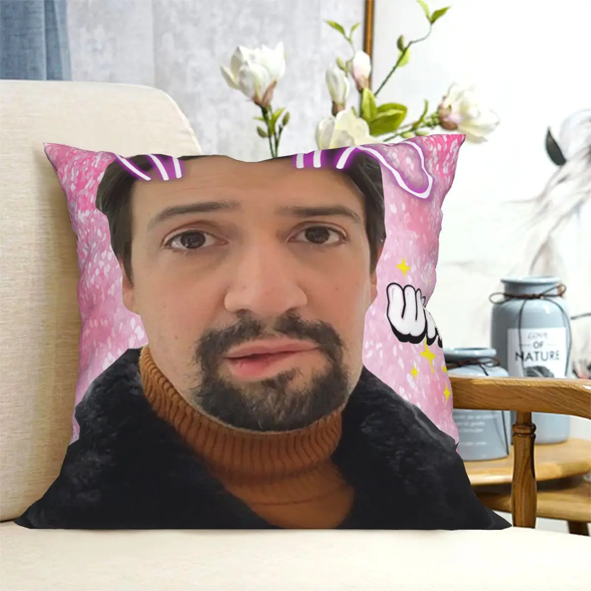 Hamilton Square Pillowcase Cushion Cover Pillow Case Throw Pillow Cover for Home Bedroom Car