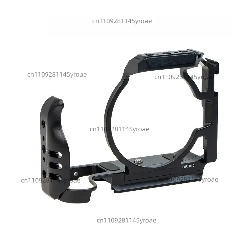 Camera Cage for Canon R10 Aluminum Alloy Protective Video Rig Frame with Cold Shoe & 1/4