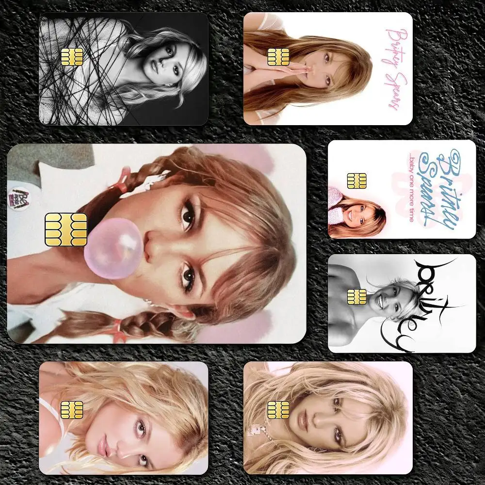 B-Britney S-Spears Sticker Decoration Creative Bank Card Bus Metro Waterproof Sticker