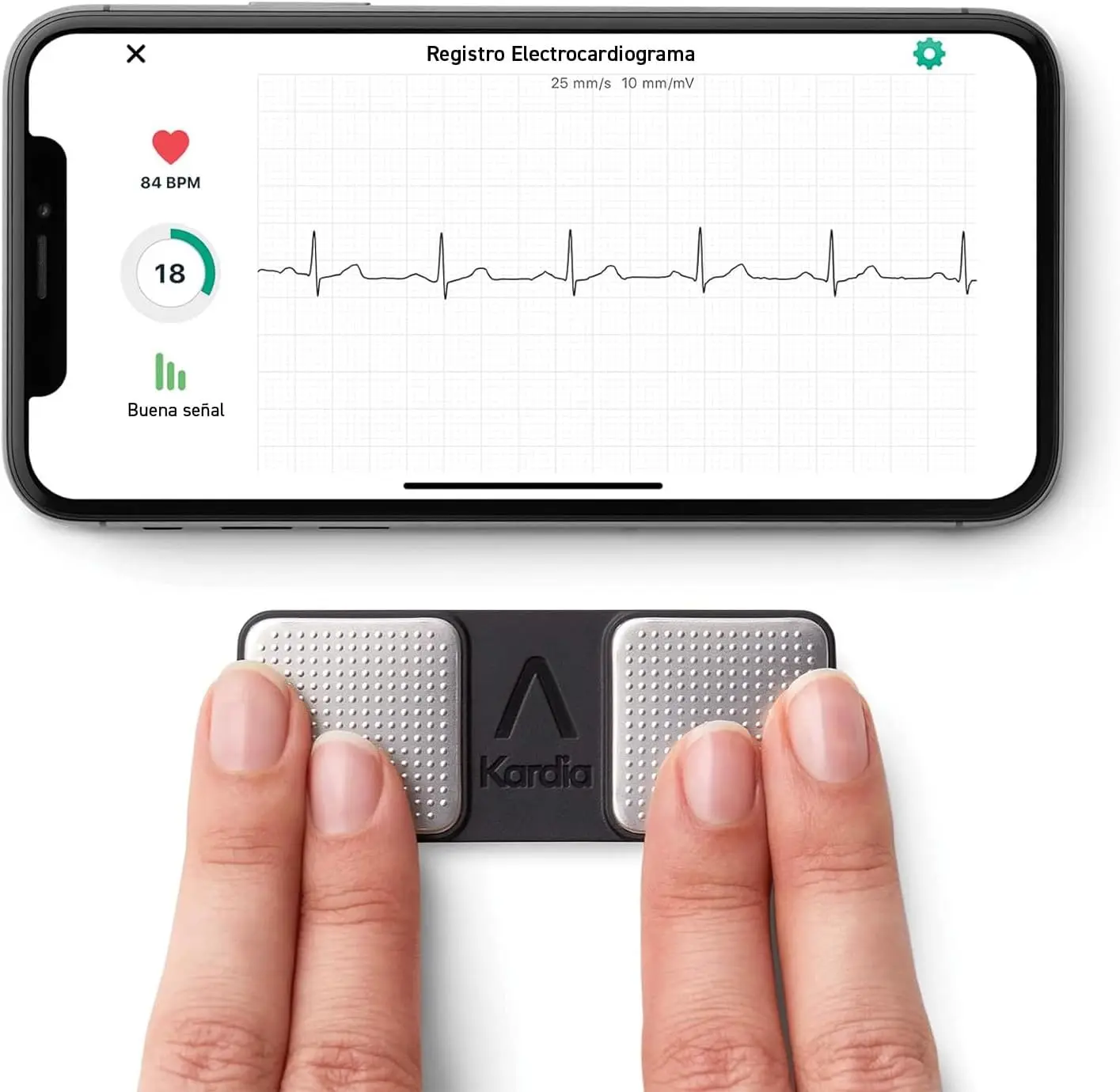 1-Lead Personal EKG Monitor  Record at Home  Detects AFib & Irregular Arrhythmias  Easy Results in 30 Seconds