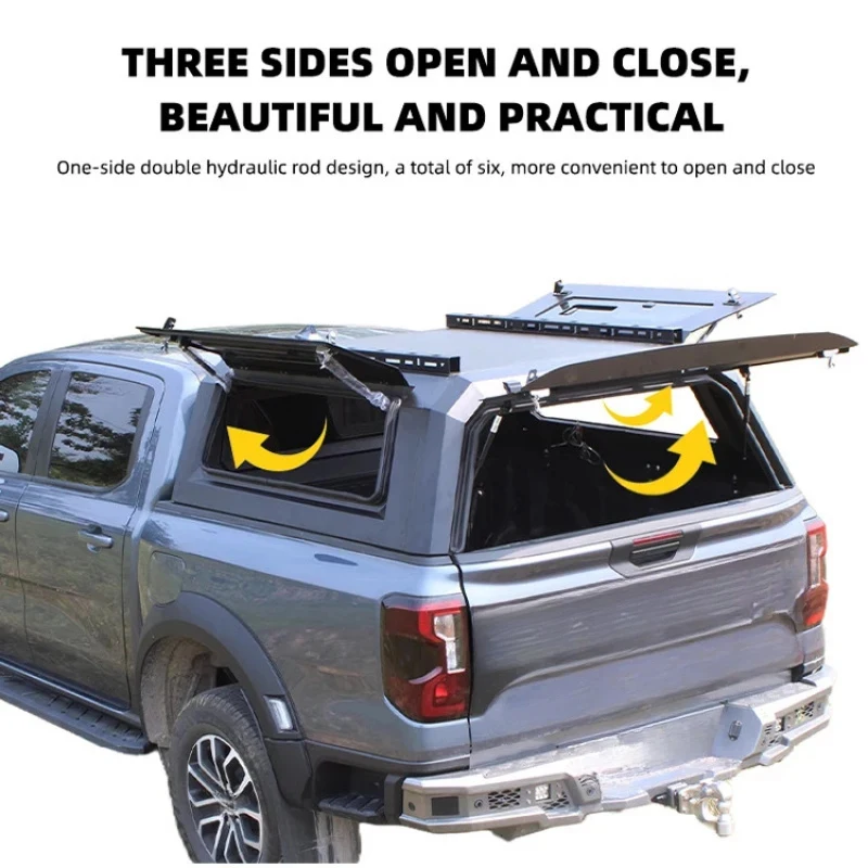 High Quality Spot Carbon Steel Truck Roof Racks Pickup Canopy Tonneau Cover for RAM 00 Accsori