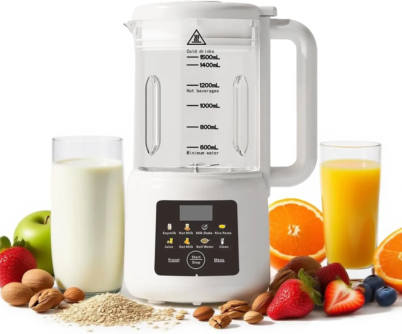 

Nut Milk Maker,54oz Automatic Soy Milk Maker for Homemade Almond,Oat,Soy Milks and Non Dairy Beverages,Nut Milk Blender Machine