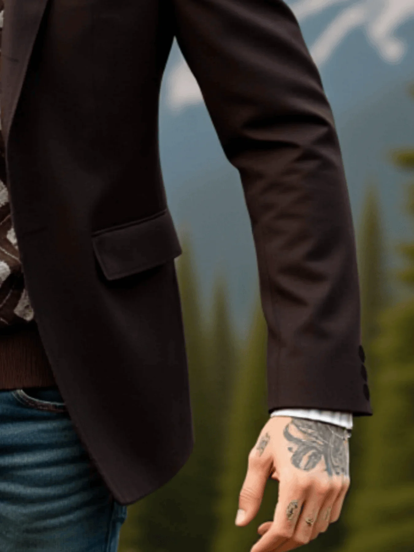 سترة كاجوال خفيفة الوزن للرجال لربيع/خريف، معطف عصري مقاوم للرياح بصدر واحد للتنقل في الهواء الطلق