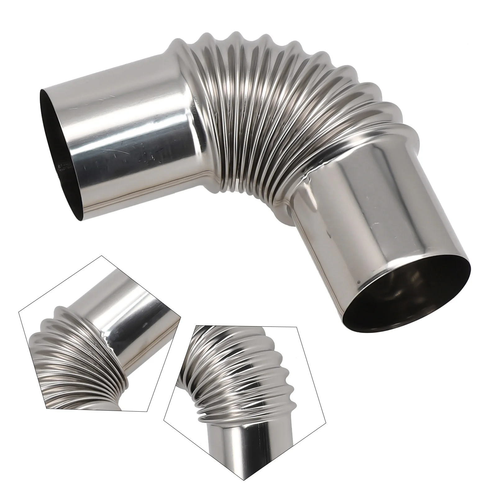 for exhaust Pipe Elbow Pipe Stove Home Renovation Bend Stove Pipe 1 Pcs Elbow Stainless Steel Chimney Nice   for