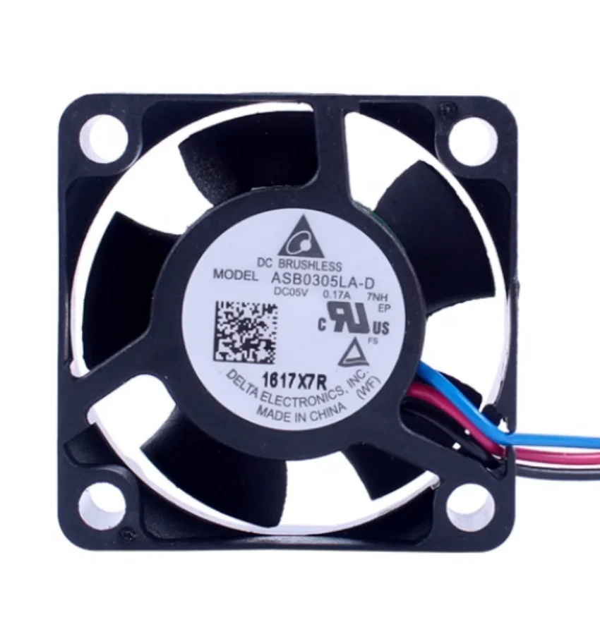 Delta ASB0305LA-D 3cm 3010 5V 0.17A 3-wire large airflow micro cooling fan