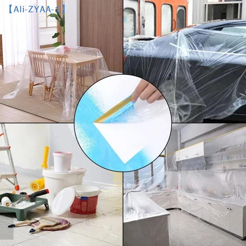 20M Clothes Cover Dust Cover/Dust Proof Masking Film/Protective Film For Furniture/Plastic Film【ZYAA-1】