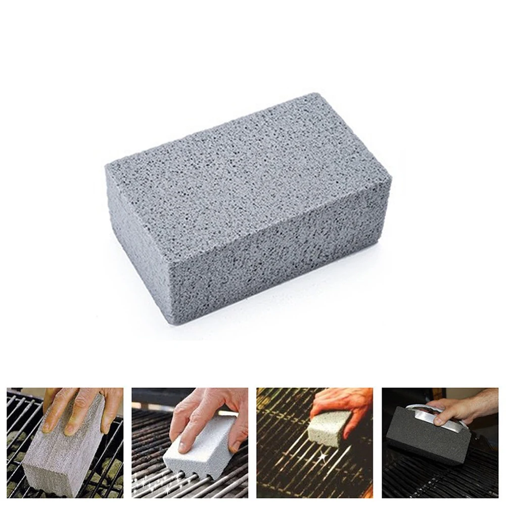 Griddle Removing Stains Brushes Handheld Barbecue Rack Pumice Scraper Bricks Kitchen Decontamination Accessories