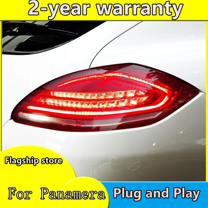 For Porsche Panamera LED Tail Lights 2010 2011 2012 2013 Panamera 970 Rear Fog Brake Dynamic Turn Signal Automotive Accessories