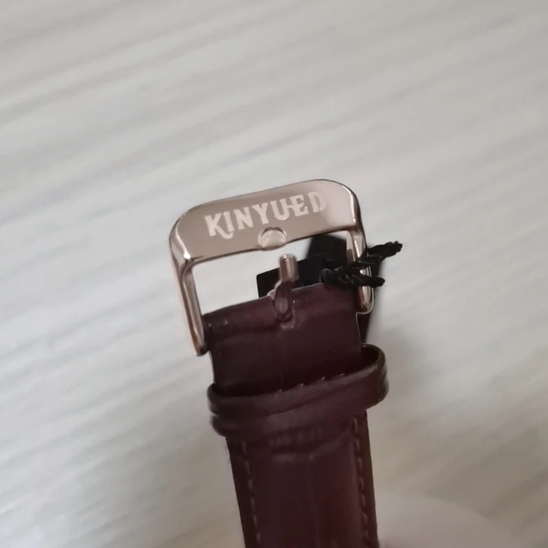 KINYUED Tourbillon Männer Uhren Mode-Business Automatische Mechanische Uhr Männer Casual Leder Wasserdichte Uhr Relogio Masculino – Detail 12