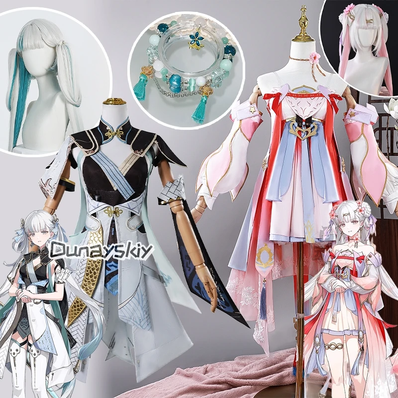 

Game Wuthering Waves Jinhsi Cosplay Costume Classic Skin Costumes&Spring Festival Suit New Hanfu Women's Dresses For Anime Party