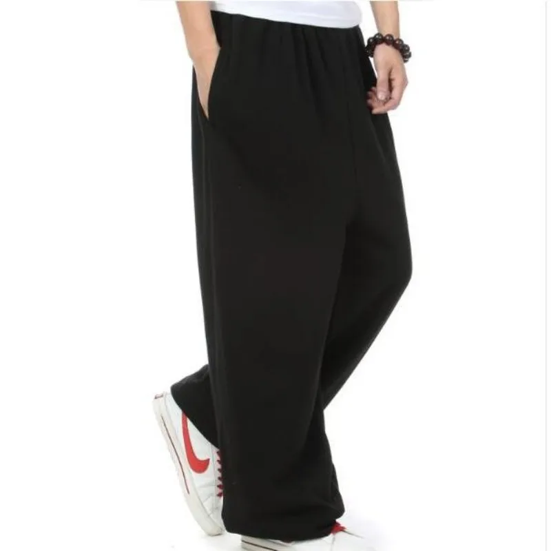 Pantaloni Casual alla moda pantaloni da jogging da uomo pantaloni larghi Hip Hop pantaloni sportivi ad aria aperta pantaloni da uomo Pantalon Homme pantaloni invernali in pile