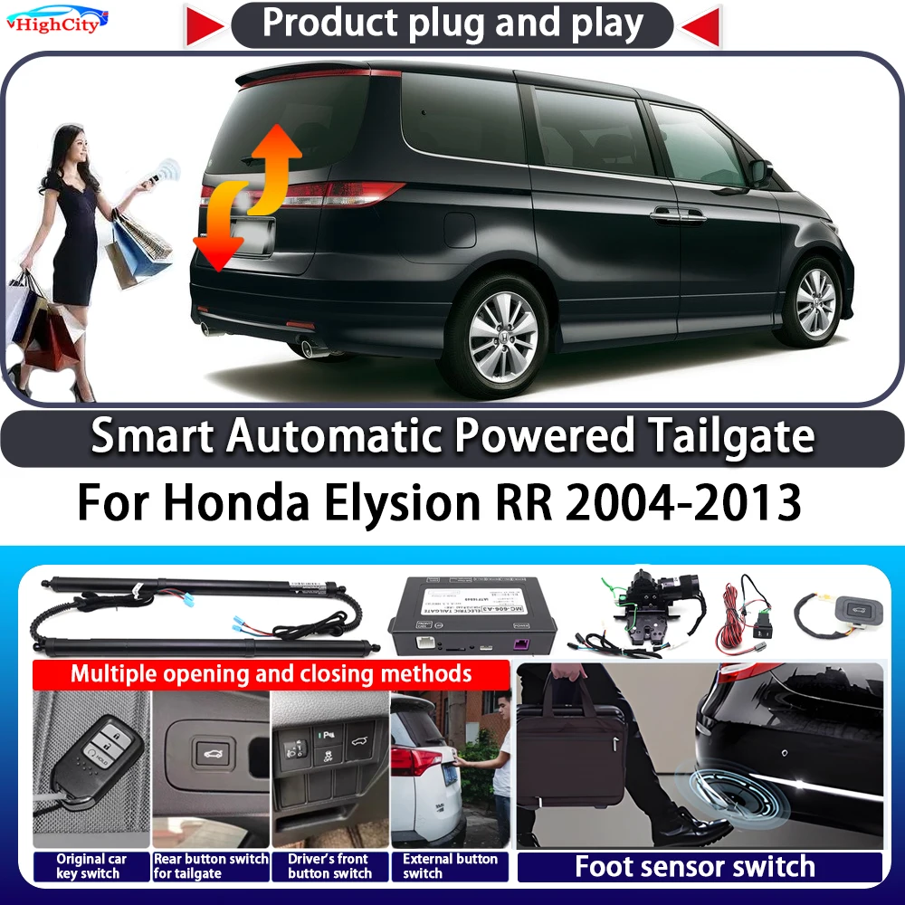 

For Honda Elysion RR 2004-2013 OEM Smart Automatic Powered Tailgate Key Control Trunk Lift Close Kit Electric Power Tailgate