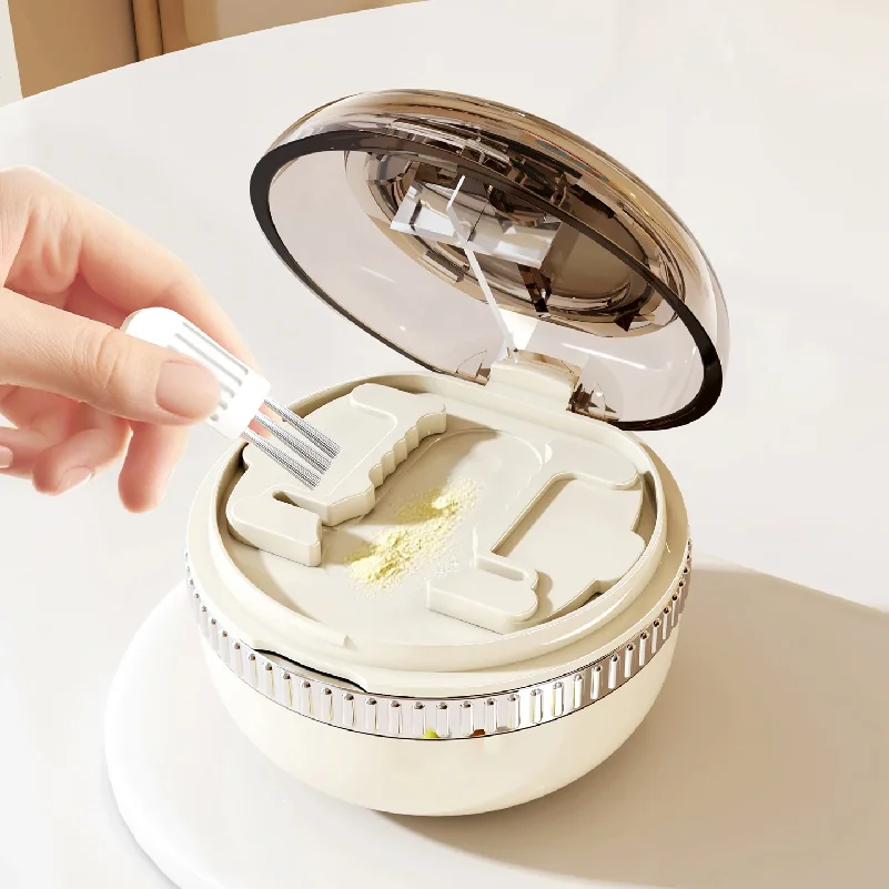 Pill Cutter and Storage Box Medicine Organizer Splitting Storing Easy