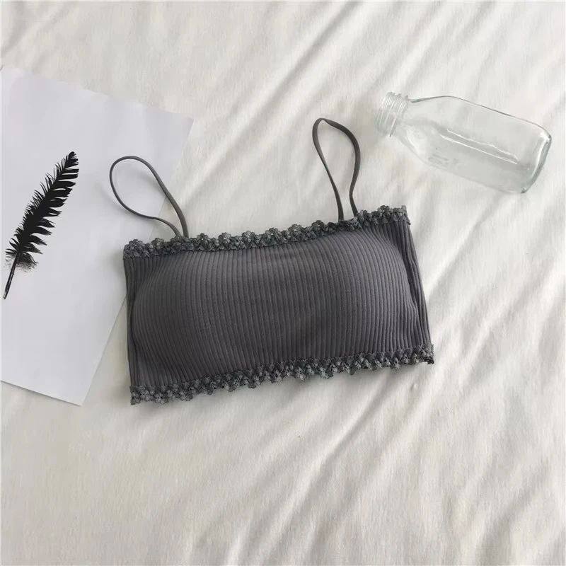 Bra Wanita Bra Atasan Tabung Wanita Pakaian Dalam Suspender Wanita Tank Top Cantik Bra Nyaman Mulus Bra Olahraga Atasan Renda