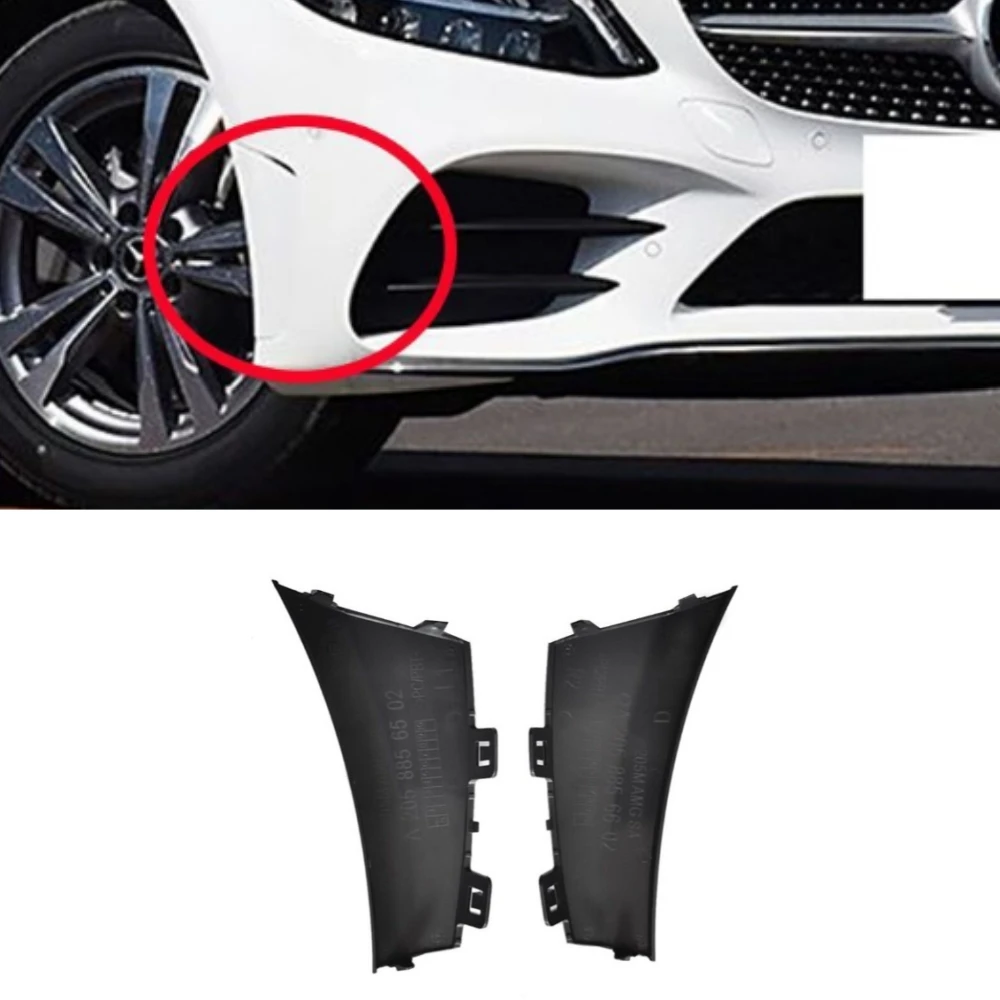 Front Bumper Trim for Mercedes Benz C-Class W205 A2058856502 A2058856602 C260 C300 2015-2021