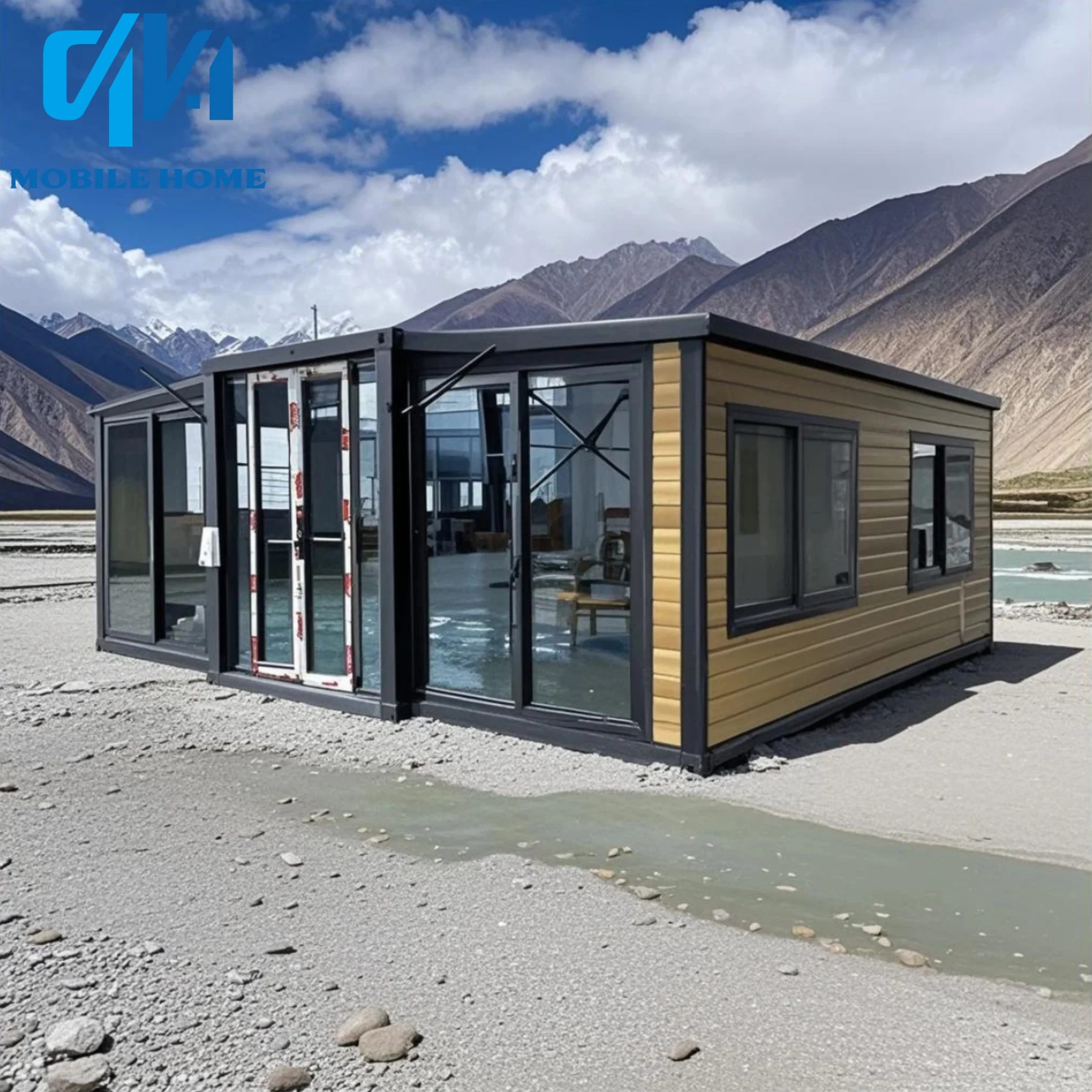 Customized Color 40Ft 20Ft Prefabricated Movable Modern Expandable Container House 2 3 4 5 Bedroom Prefab Villa Portable Home