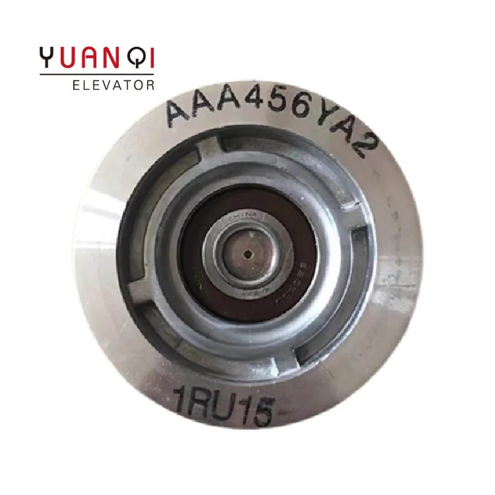 

Yuanqi Lift Spare Parts Elevator E-311 E-411 Door Roller 85*20*6203 MM AAA456YA2