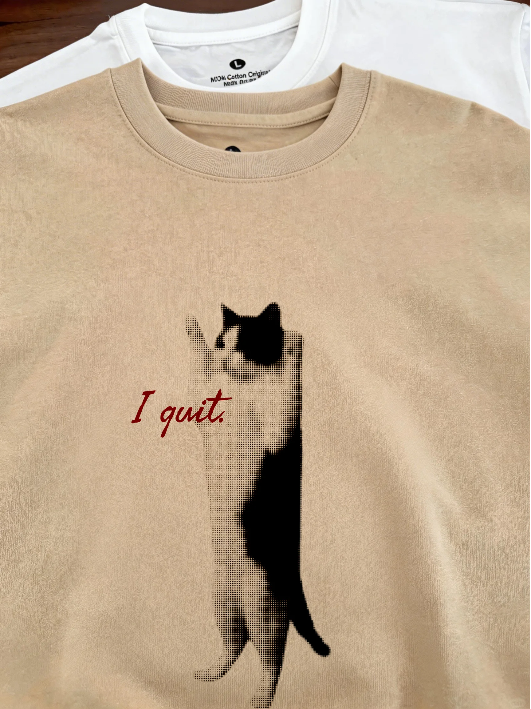 Lose  Sigh Print Loose Cotton Men's T-shirt Summer Trend Couple Meme Life Is Not Easy Short Sleeve Breathable Casual Top