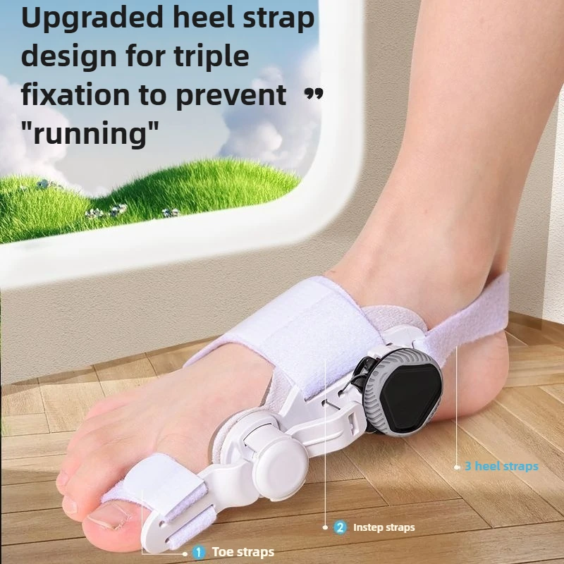 

1/2PCS Bunion Corrector Unisex Foot Hallux Valgus Braces Rotatable Toe Separator Straightener Adjustable Finger Toe Corrector