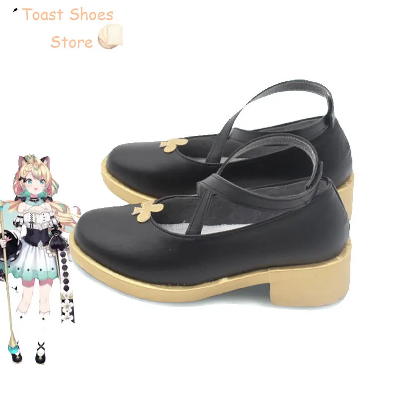 Millie Parfait Cosplay Schuhe Halloween Karneval Stiefel Vtuber Cosplay Prop Pu Lederschuhe Kostüm Requisite