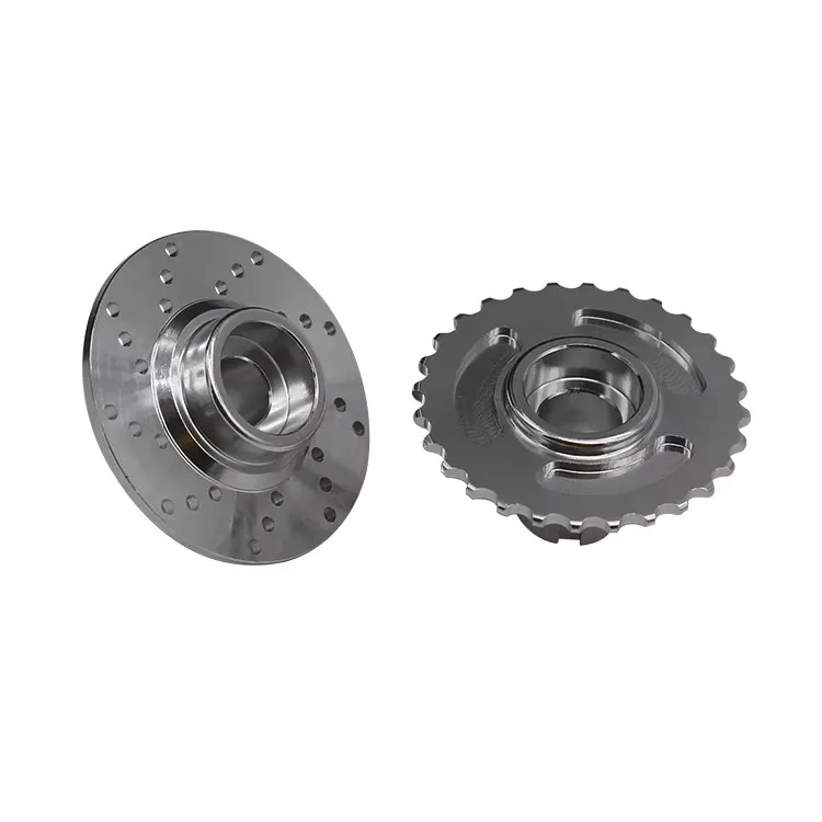 Hot Racing aluminum rear brake disk & main sprocket for KYOSHO 1/8 NSR500