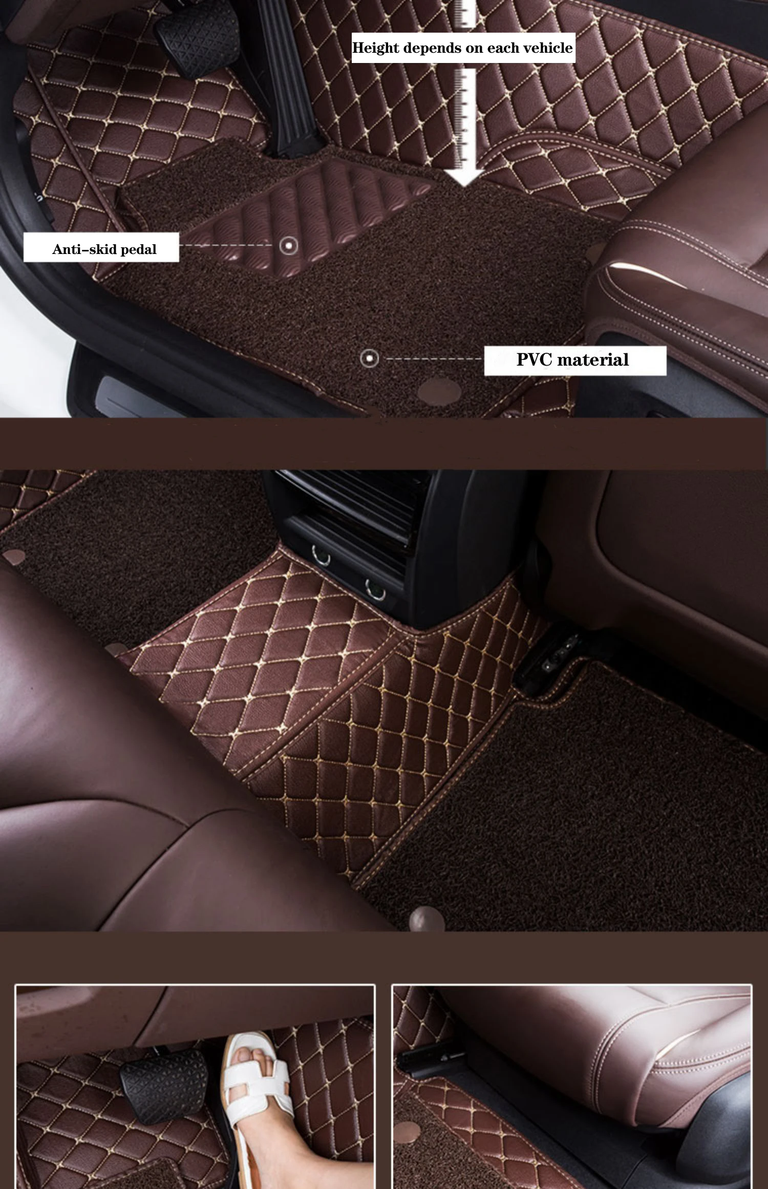 Car Floor Mats For Toyota Auris Hybrid 2018 Dropshipping Center Interior Replacement Parts Accessory Tapete Automotivo ParaCarro