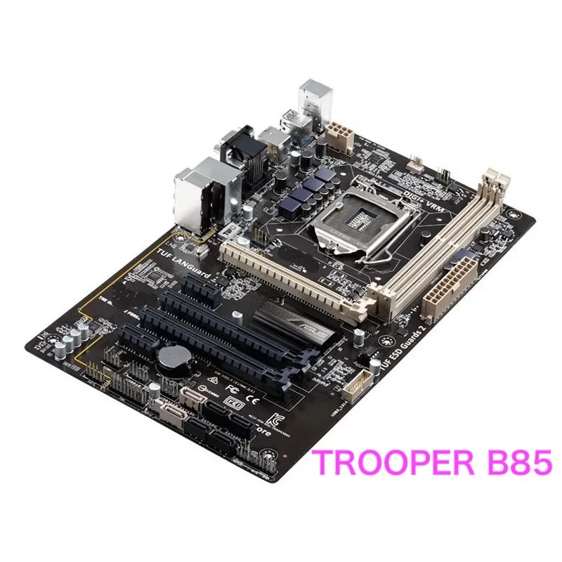 Подходит для материнской платы ASUS TROOPER B85, 16 ГБ, LGA 1150 DDR3 ATX B85, материнская плата, 100% протестировано, ОК, полностью работает