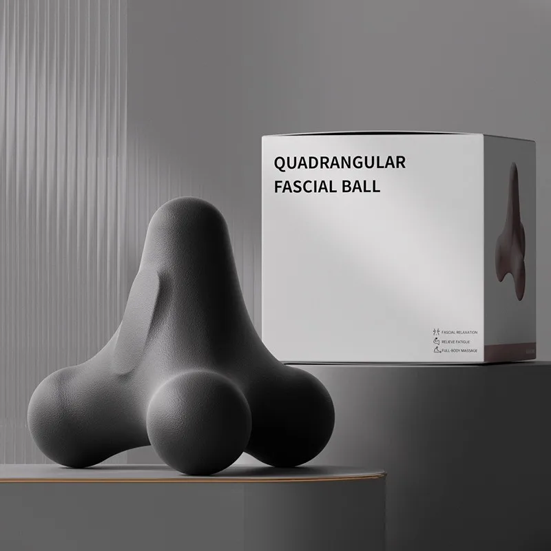 Pelota de Fitness para Relajación Muscular Cuádruple, Herramienta Compacta de Entrenamiento Diario para Aliviar los Músculos del Cuerpo Después del Ejercicio