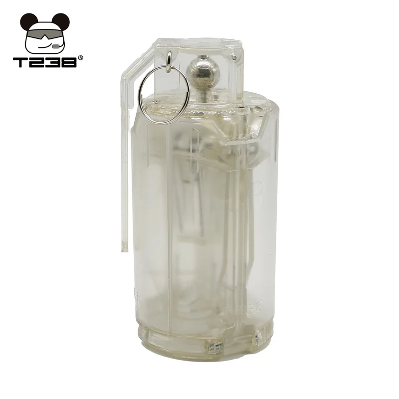 T238 Transparent Toy Grenade Paintball Water Bomb Tactical Prop Grenade for Nerf Gel-ball bbs Toy Catapult Bomb