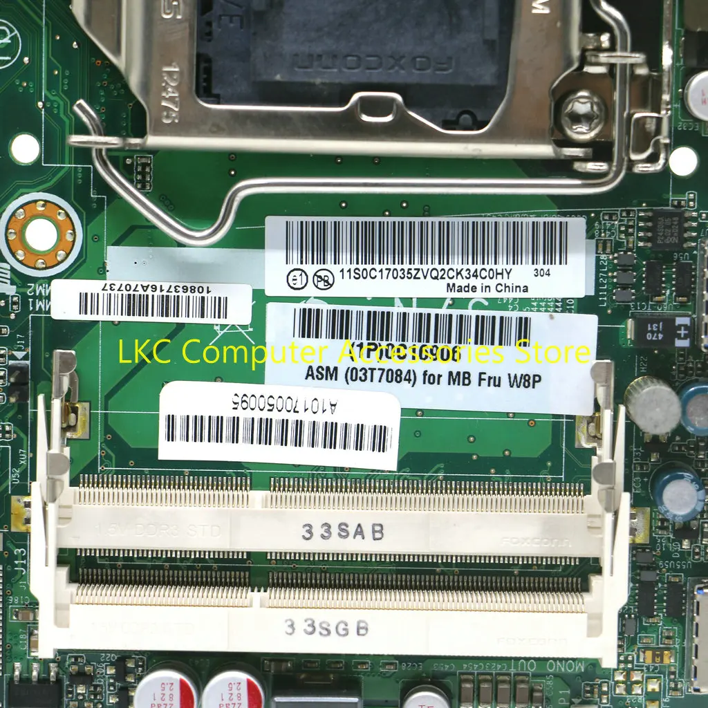 Imagem -02 - Original para Lenovo Thinkcentre M92 M92p Mini Placa-mãe Lga1155 Ddr3 03t7084 Iq77t Placa-mãe 100 Testado