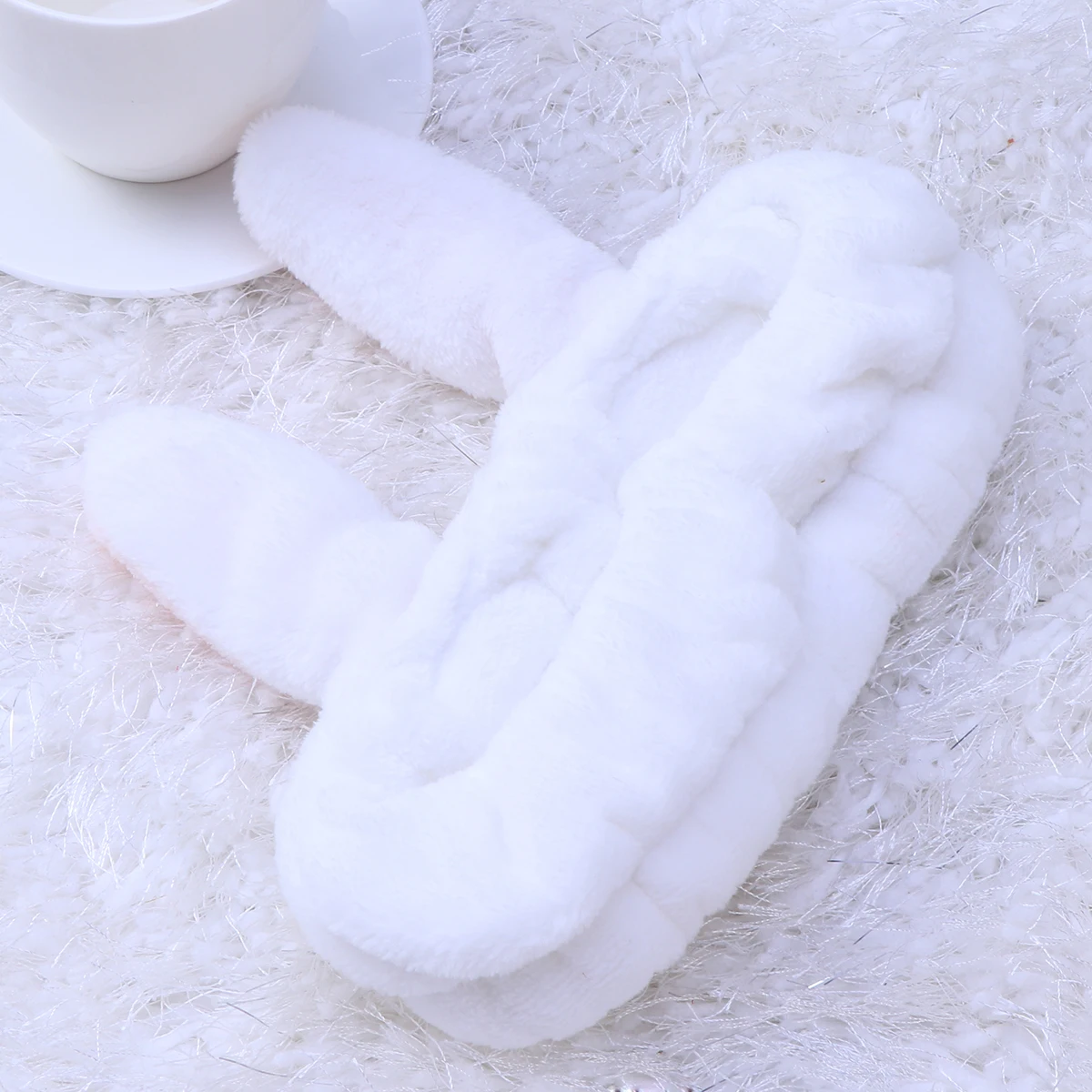 

Rabbit Ear Headband Elastic Hair Band for Women Girls Facial Cleansing Spa Makeup Bunny Ears Hair Scrunchies Tool
